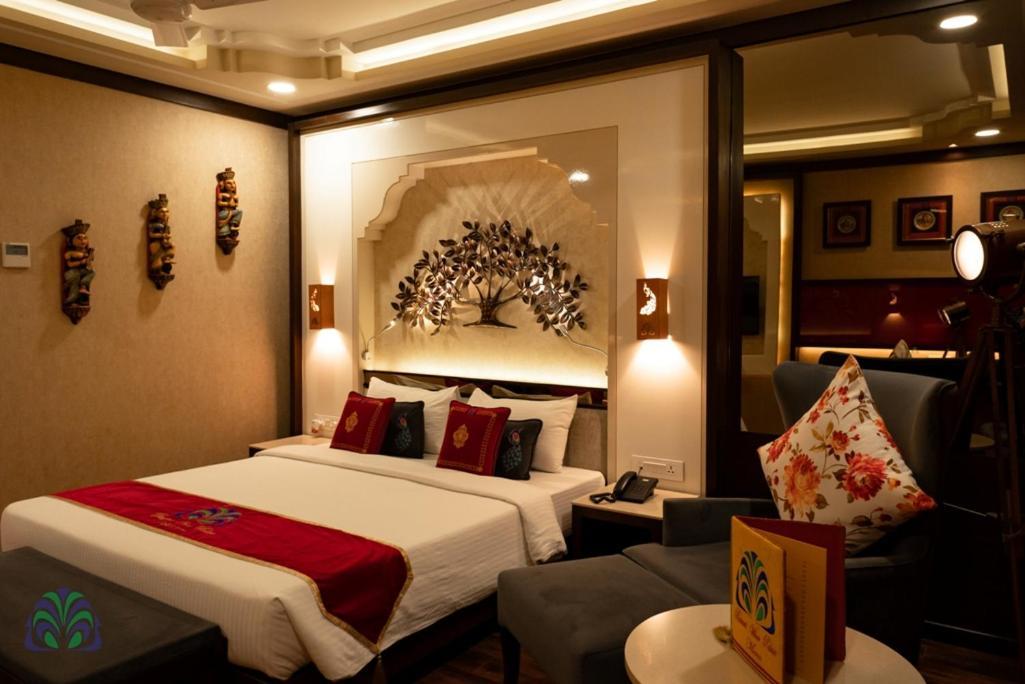 Hotel Basant Vihar Palace ไบคาเนอร์ ภายนอก รูปภาพ